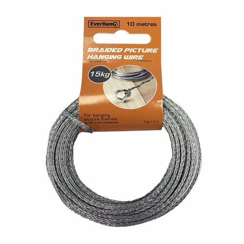Everhang Braided Picture Hanging Wire 10m – Art Shed Brisbane
