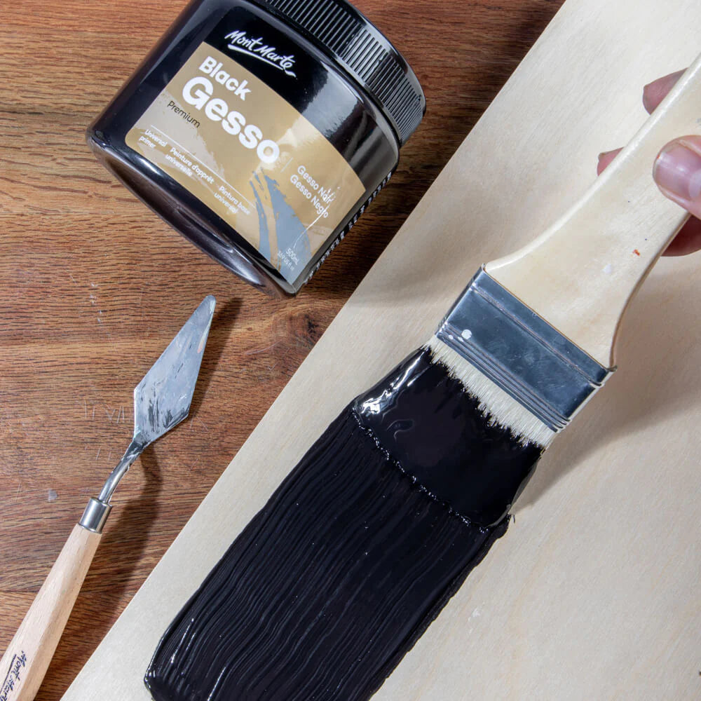 Mont Marte Black Gesso 500ml – Art Shed Brisbane