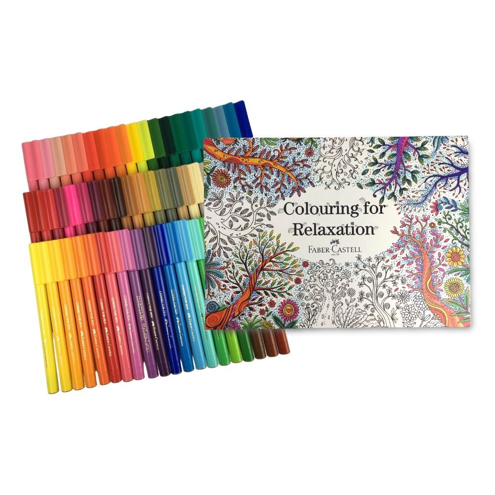 Faber Castell Colouring For Relaxation T Set Art Shed Brisbane