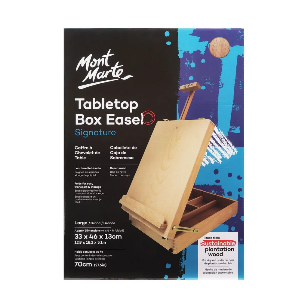 Mont Marte Multi-Purpose Wood Art Box – Art Shed Brisbane