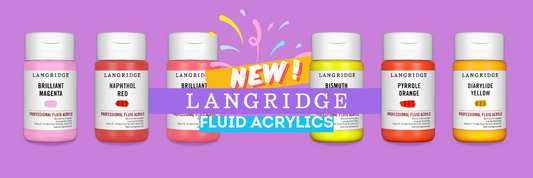 Discover Langridge Fluid Acrylics!