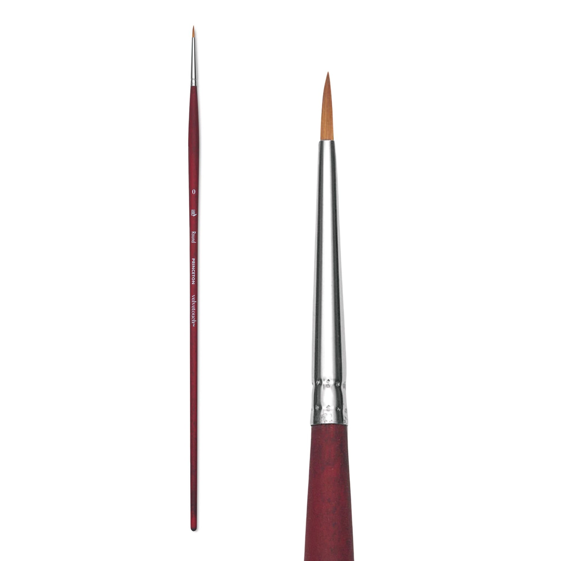 Princeton Velvetouch 3900 Syn Long Handle Round 0