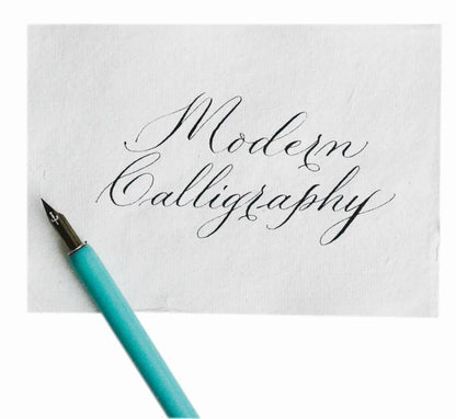 Manuscript Modern Calligraphy Oblique Navy Set