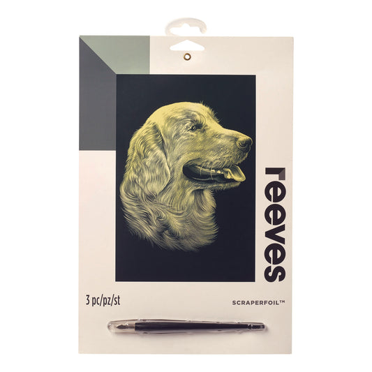 Reeves Scraperfoil - Gold Golden Retriever