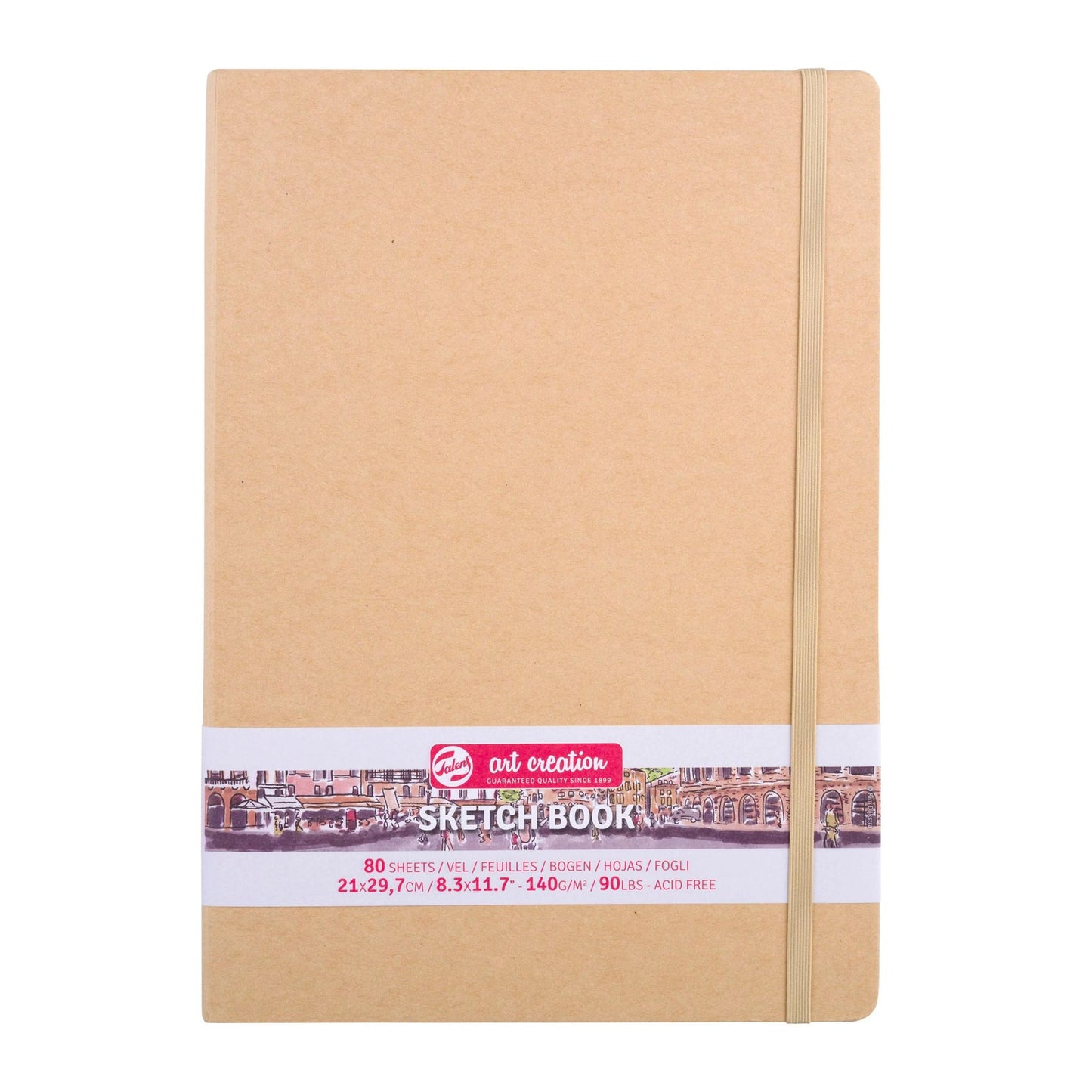 Talens Art Creation Hardback Sketchbook 140gsm 21x30cm Kraft