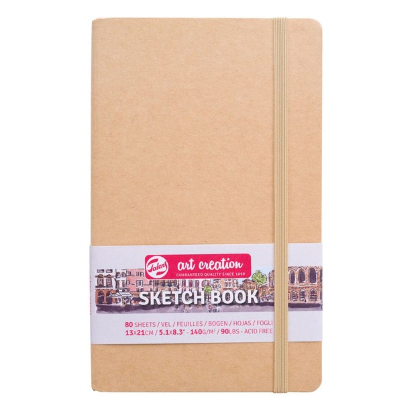 Talens Art Creation Hardback Sketchbook 140gsm 13x21cm Kraft