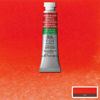 Winsor and Newton Prof WC 5ml Cadmium Free S4 Cadmium Free Scarlet