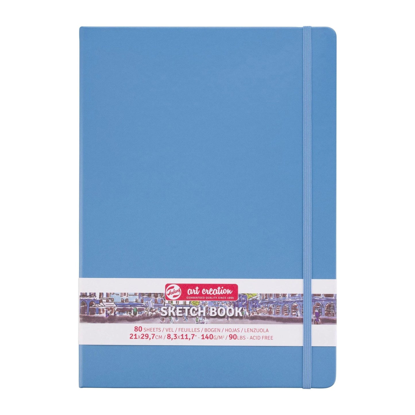 Talens Art Creation Hardback Sketchbook 140gsm 21x30cm Lake Blue