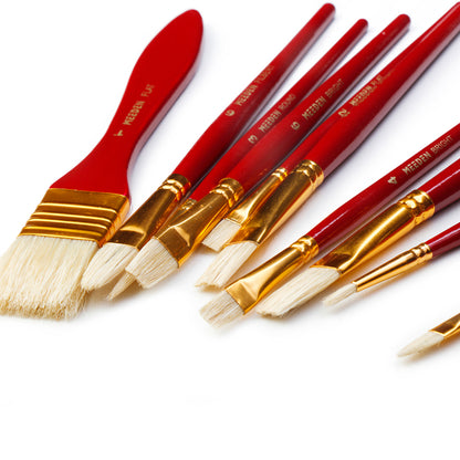 Meeden Oil Paint Brush Set of 10 in Carry Case