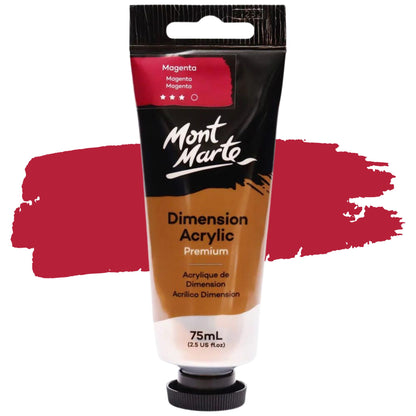 Mont Marte Dimension Acrylic Paint 75ml Magenta