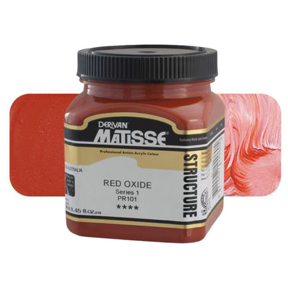 MATISSE STRUCTURE ACRYLIC 250ml S1 Red Oxide