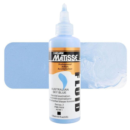 Matisse Fluid Acrylic 135ml S2 AUSTRALIAN SKY BLUE