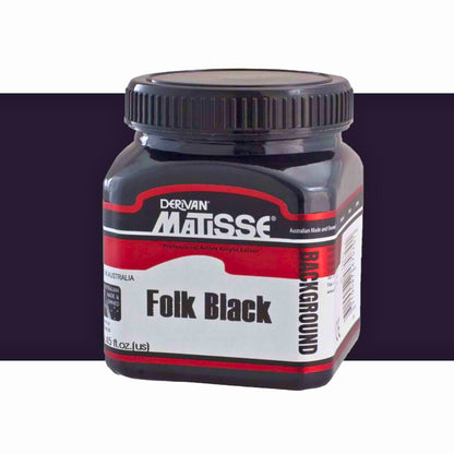 MATISSE BACKGROUND COLOUR 250ml FOLK BLACK