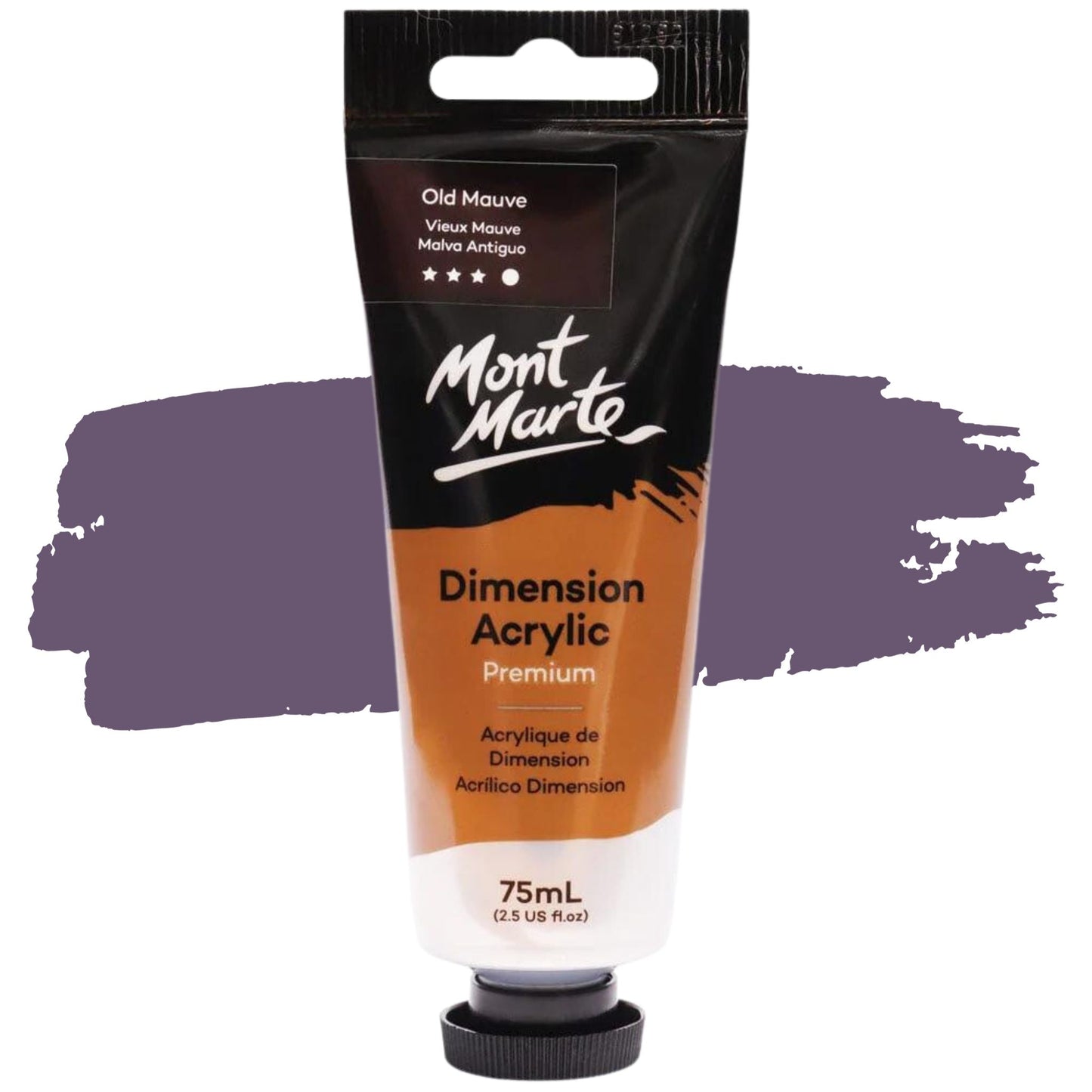 Mont Marte Dimension Acrylic Paint 75ml Mauve