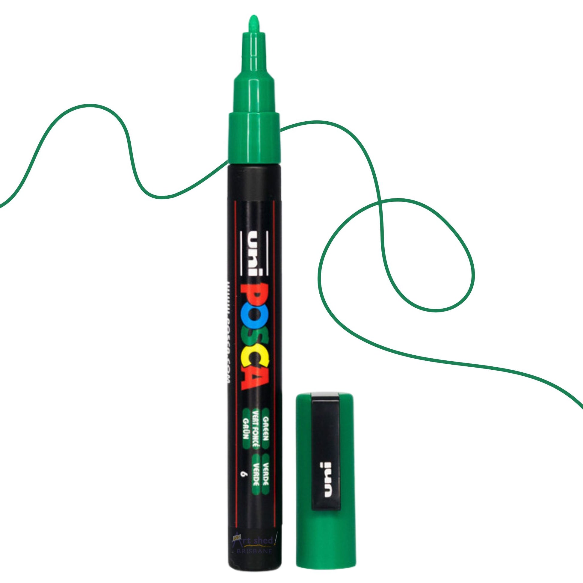 UNI POSCA 3M Fine BULLET 0.9 to 1.3mm GREEN