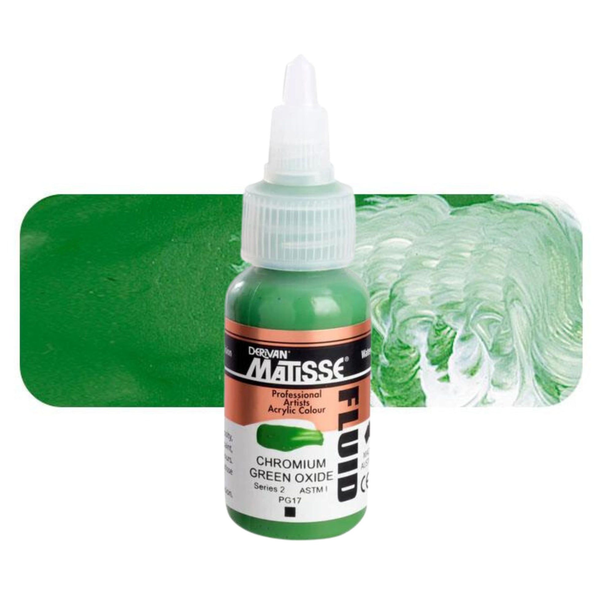 Matisse Fluid Acrylic 36ml S2 Chromium Green Oxide