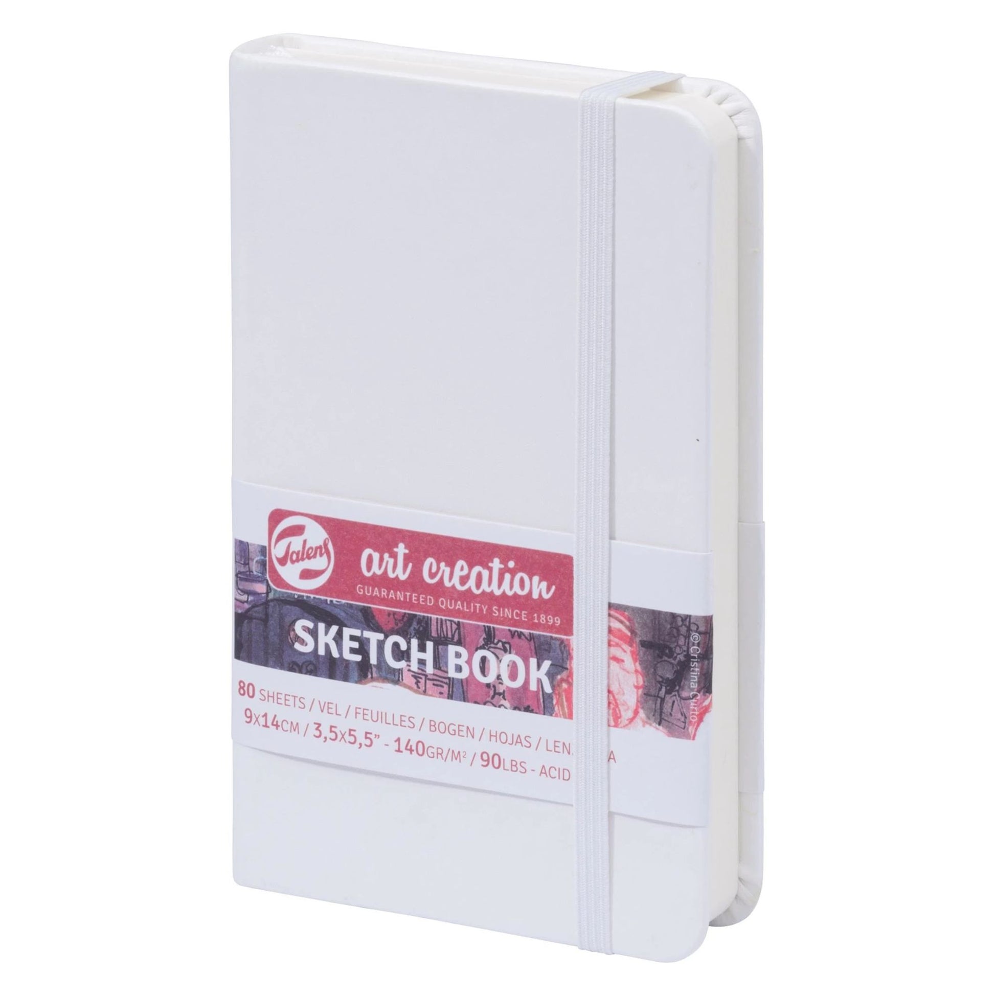 Talens Art Creation Hardback Sketchbook 140gsm 9x14cm White