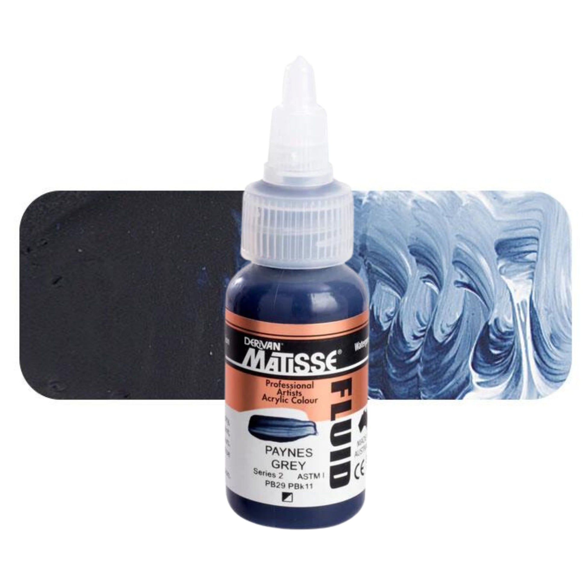 Matisse Fluid Acrylic 36ml S2 Paynes Grey