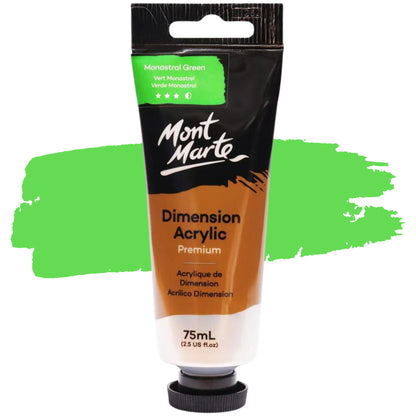 Mont Marte Dimension Acrylic Paint 75ml Monastral Green