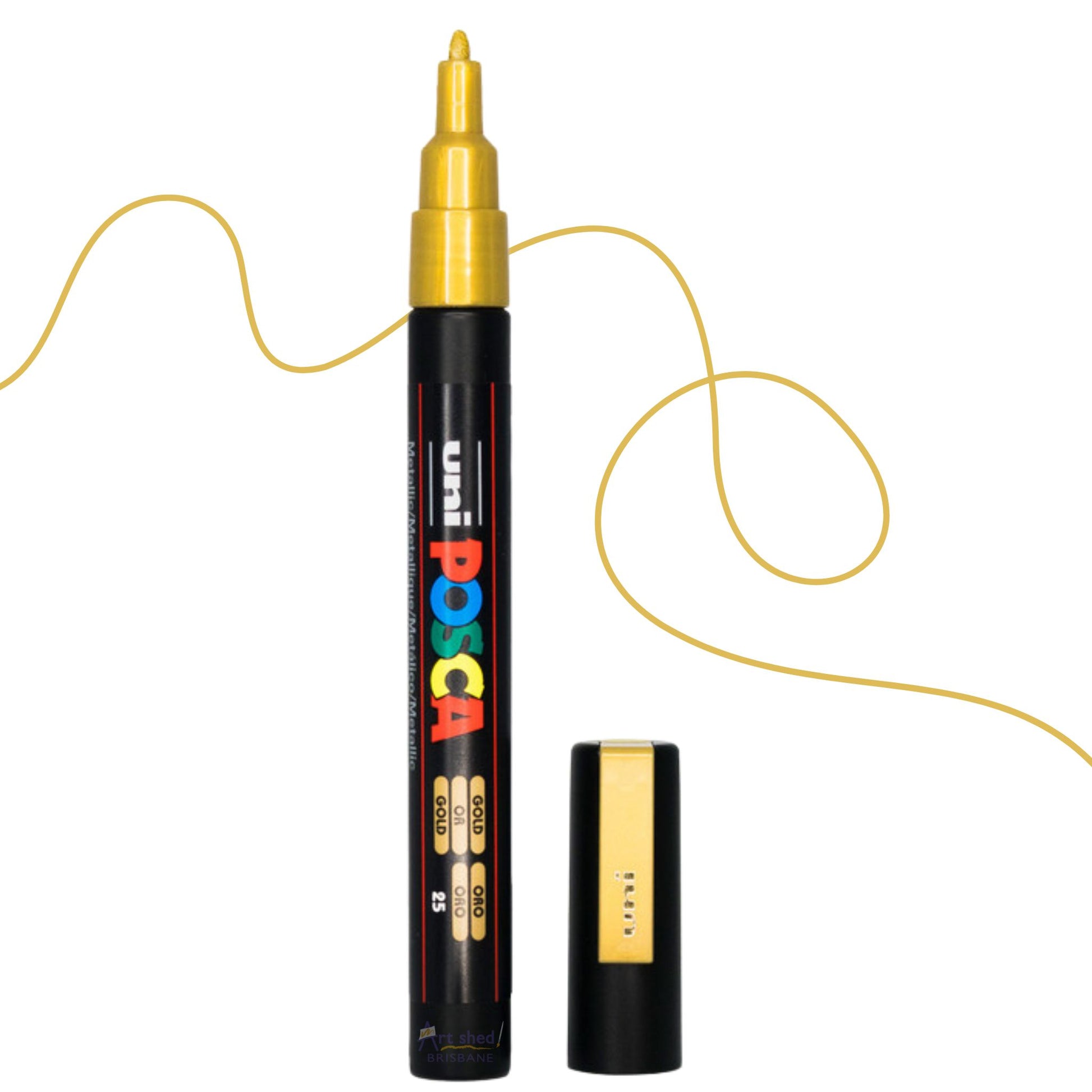 UNI POSCA 3M Fine BULLET 0.9 to 1.3mm Gold