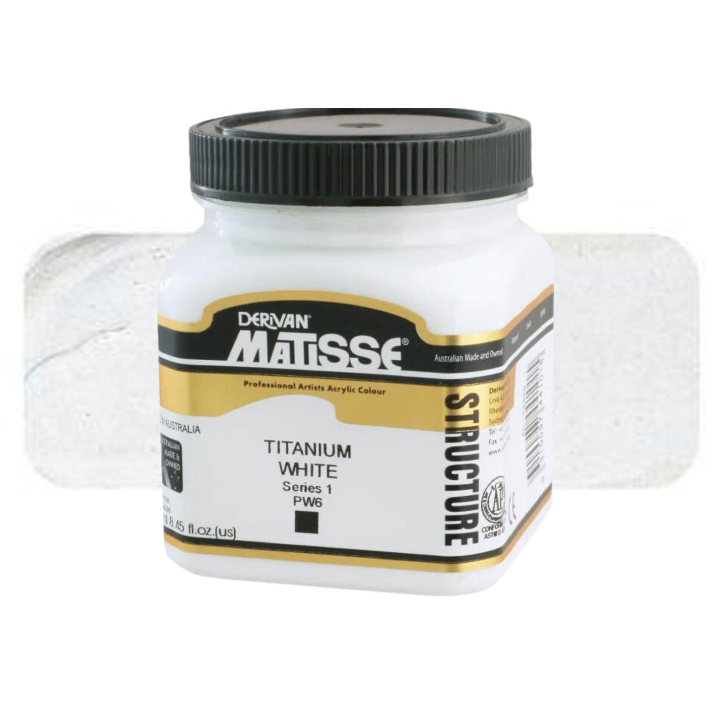 MATISSE STRUCTURE ACRYLIC 250ml S1 Titanium White