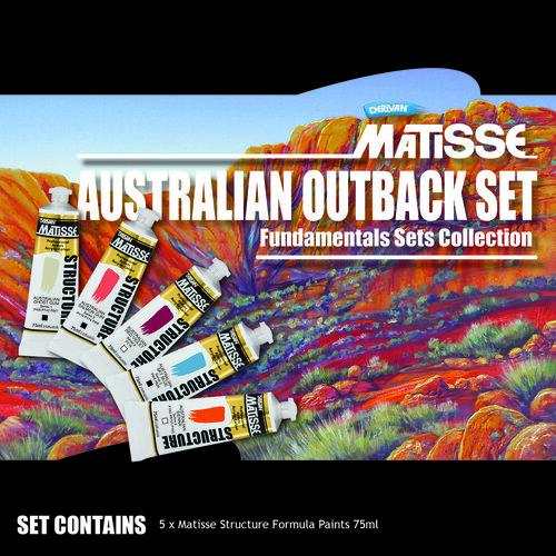 MATISSE STRUCTURE AUST OUTBACK SET 5 x 75ml