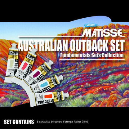 MATISSE STRUCTURE AUST OUTBACK SET 5 x 75ml