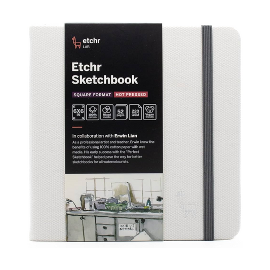 ETCHR Square Sketchbook Hot Press