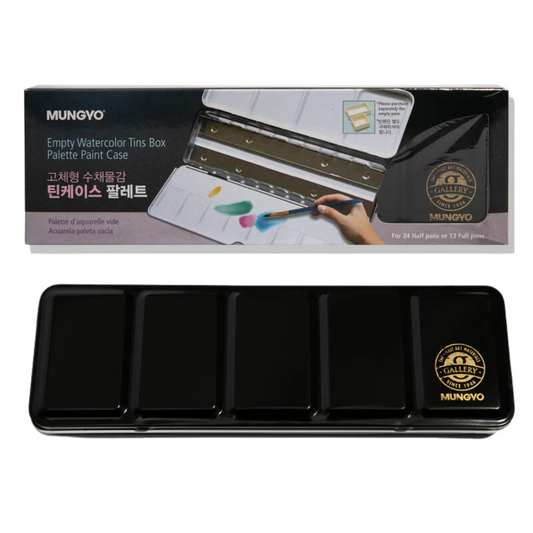 Mungyo Empty WC Metal Case for 24 Pans