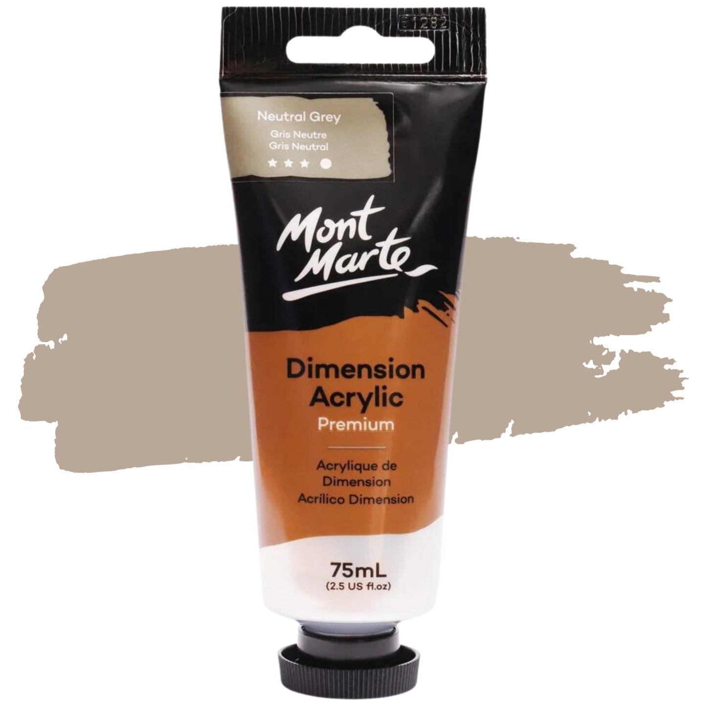 Mont Marte Dimension Acrylic Paint 75ml Neutral Grey