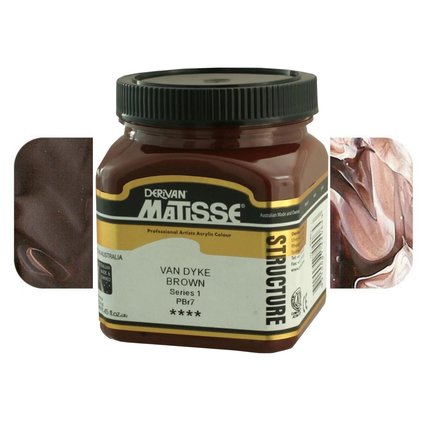 MATISSE STRUCTURE ACRYLIC 250ml S1 VAN DYKE BROWN