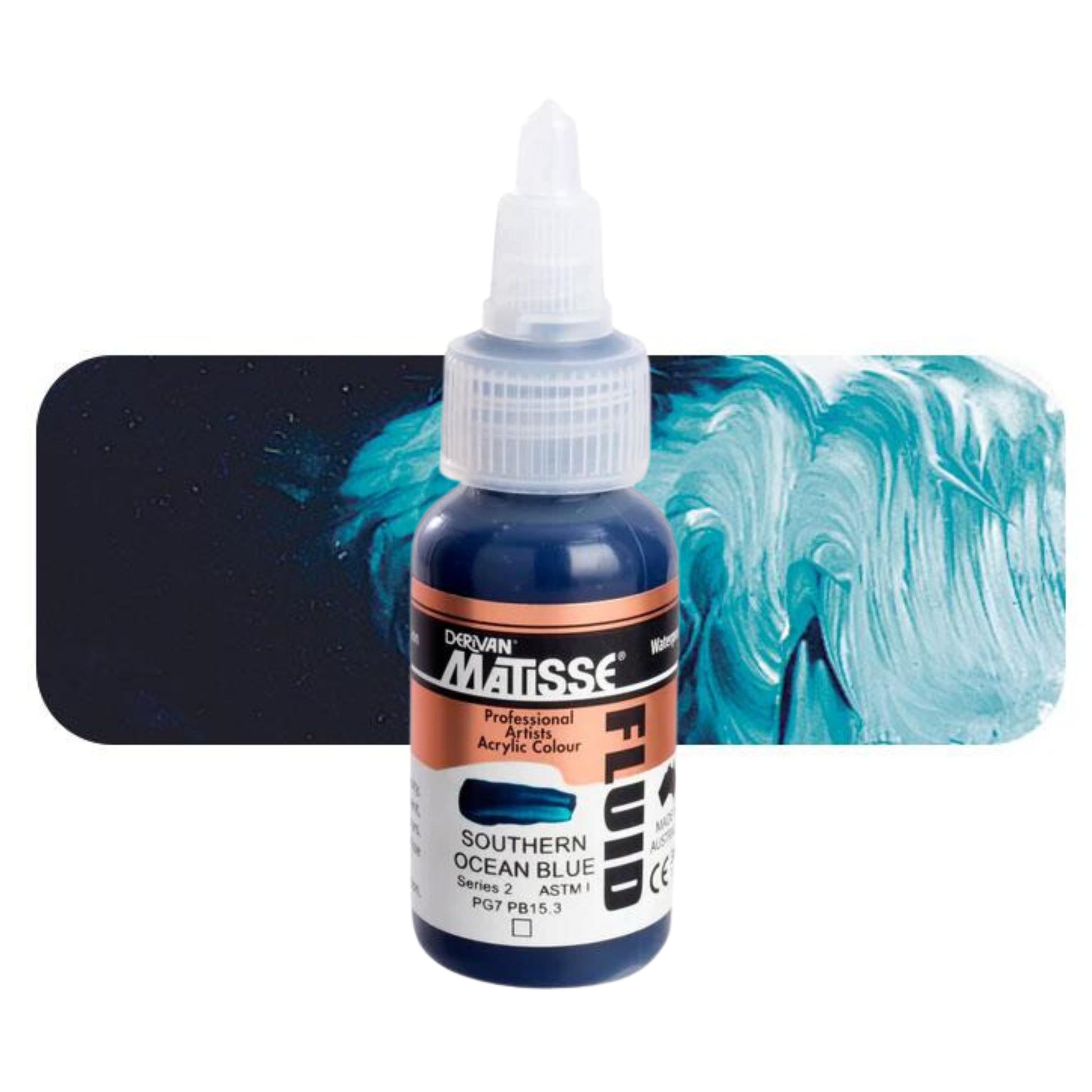 Matisse Fluid Acrylic 36ml S2 SOUTHERN OCEAN BLUE