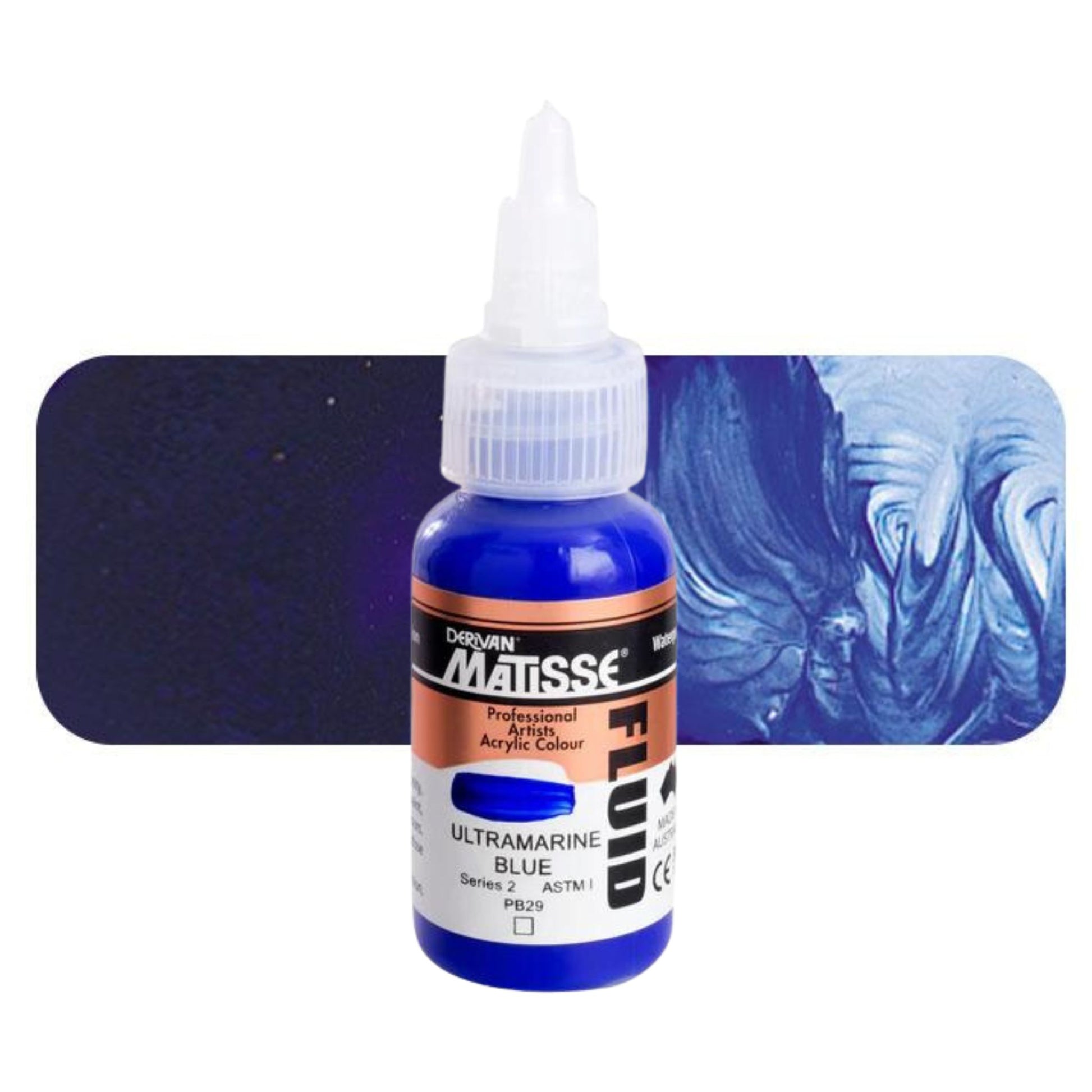 Matisse Fluid Acrylic 36ml S2 Ultramarine Blue