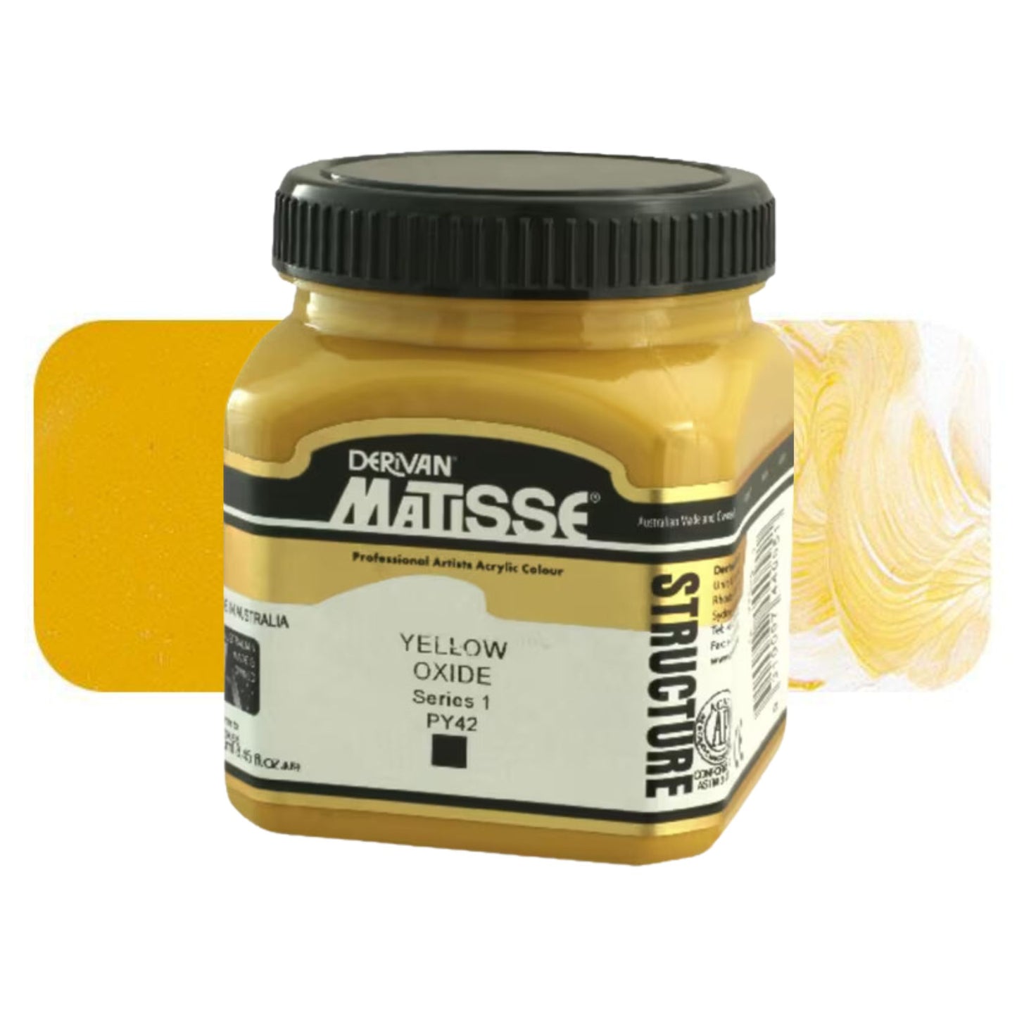 MATISSE STRUCTURE ACRYLIC 250ml S1 Yellow Oxide