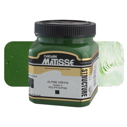 MATISSE STRUCTURE ACRYLIC 250ml S2 ALPINE GREEN