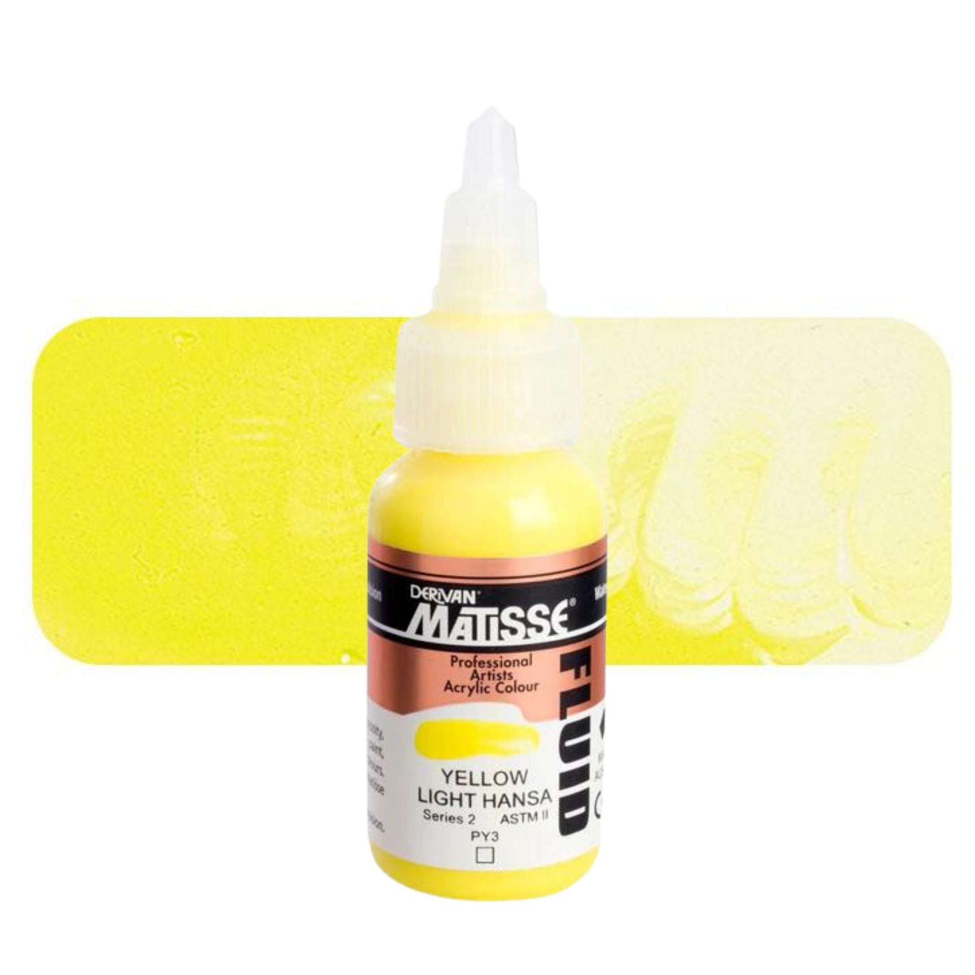 Matisse Fluid Acrylic 36ml S2 YELLOW LIGHT HANSA