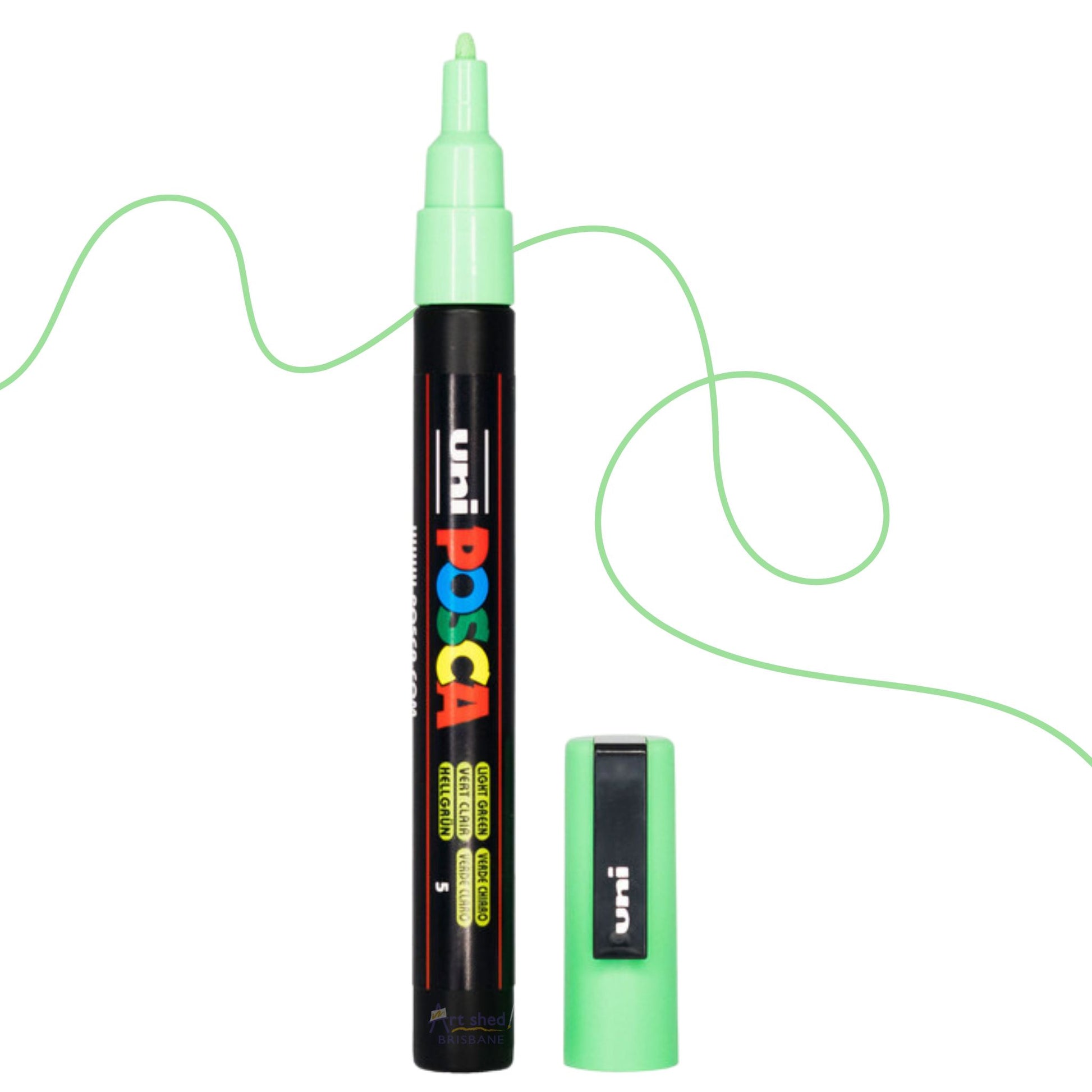 UNI POSCA 3M Fine BULLET 0.9 to 1.3mm LIGHT GREEN