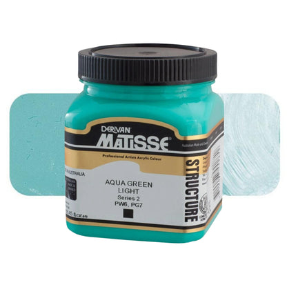 MATISSE STRUCTURE ACRYLIC 250ml S2 AQUA GREEN LIGHT