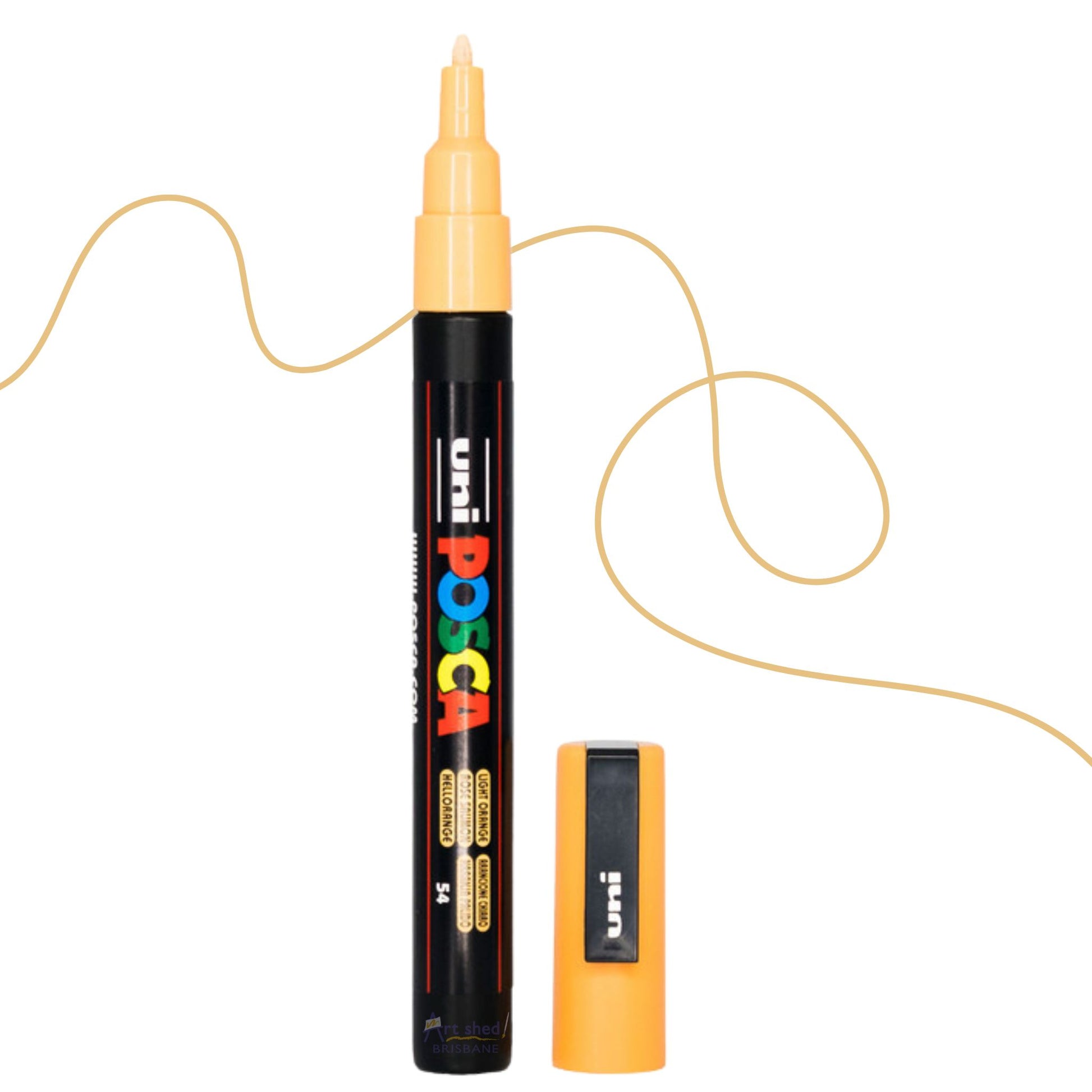 UNI POSCA 3M Fine BULLET 0.9 to 1.3mm LIGHT ORANGE