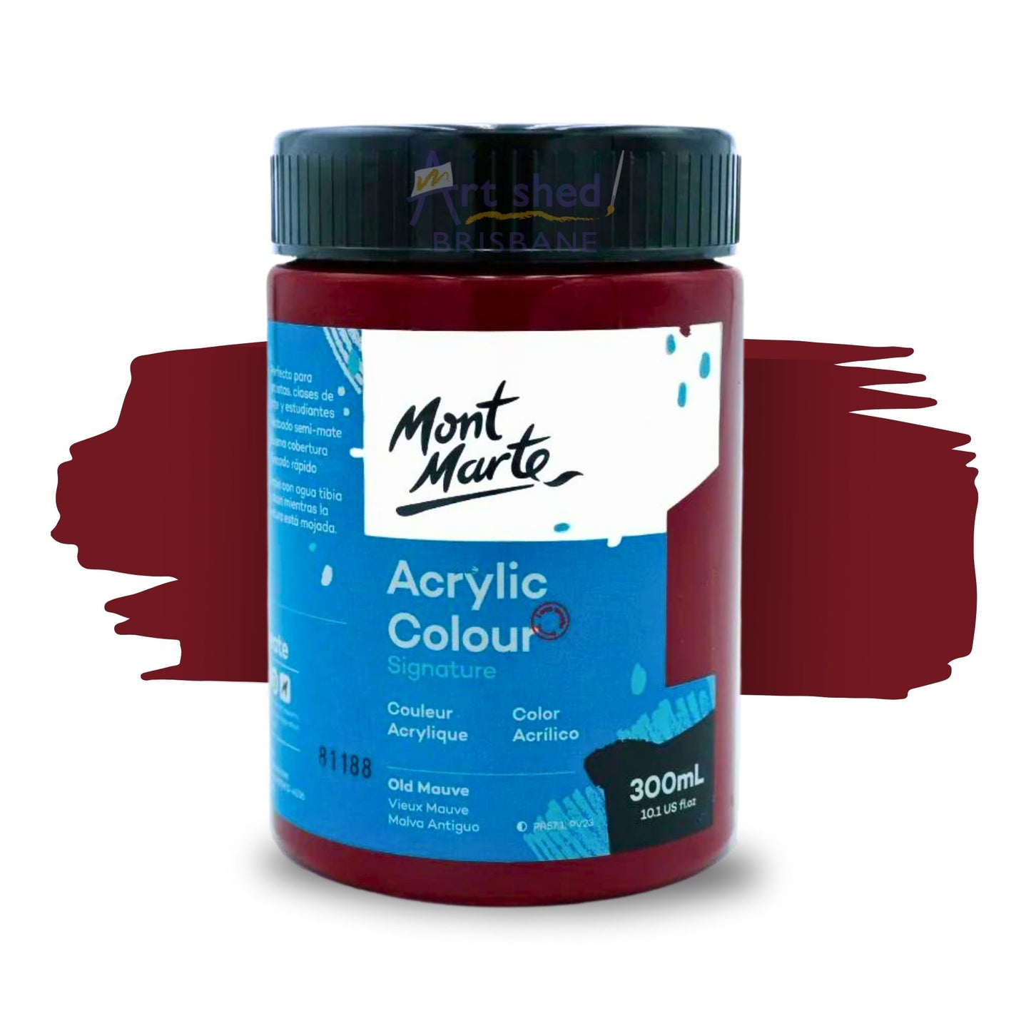 Mont Marte Acrylic Colour Paint 300ml Old Mauve