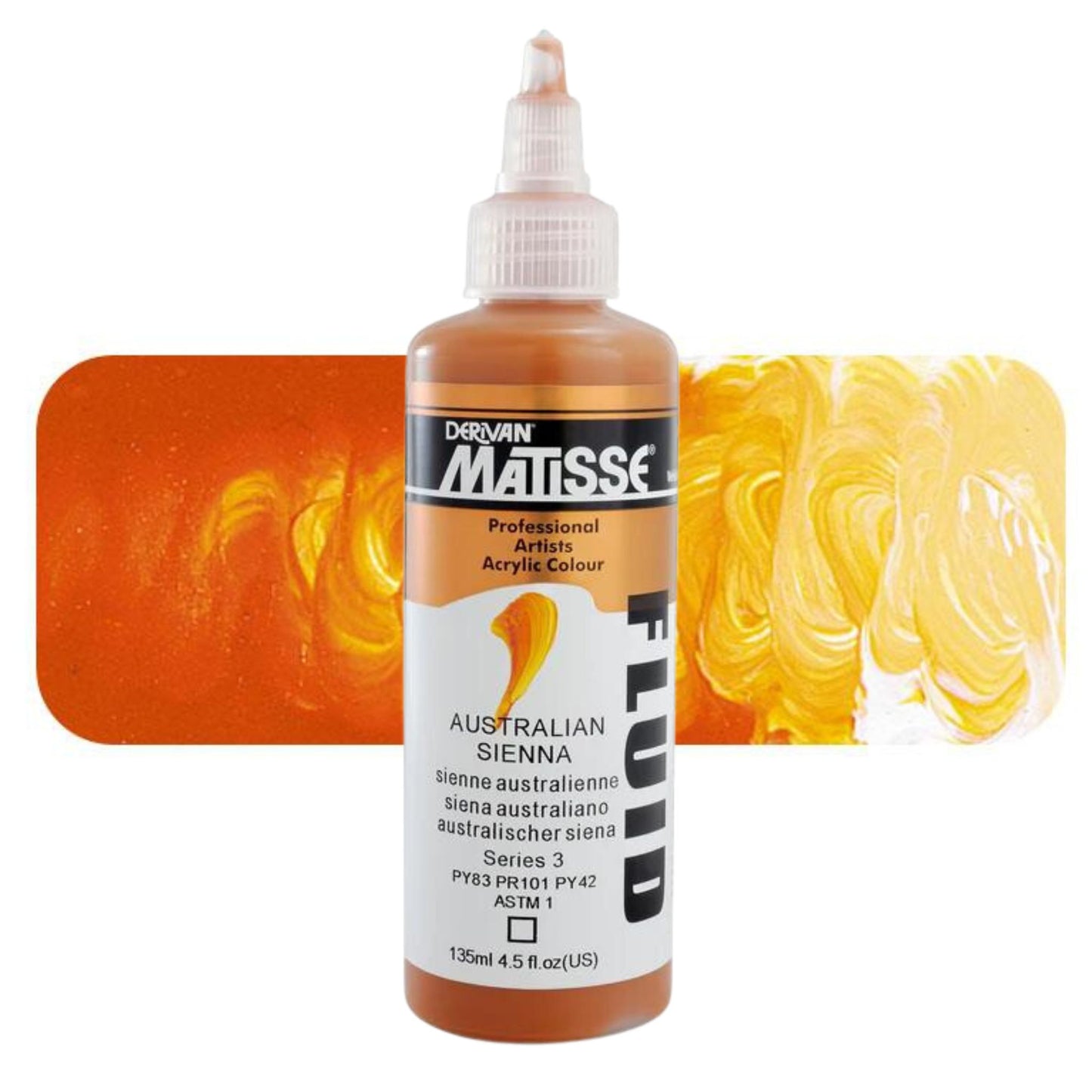 Matisse Fluid Acrylic 135ml S3 AUSTRALIAN SIENNA