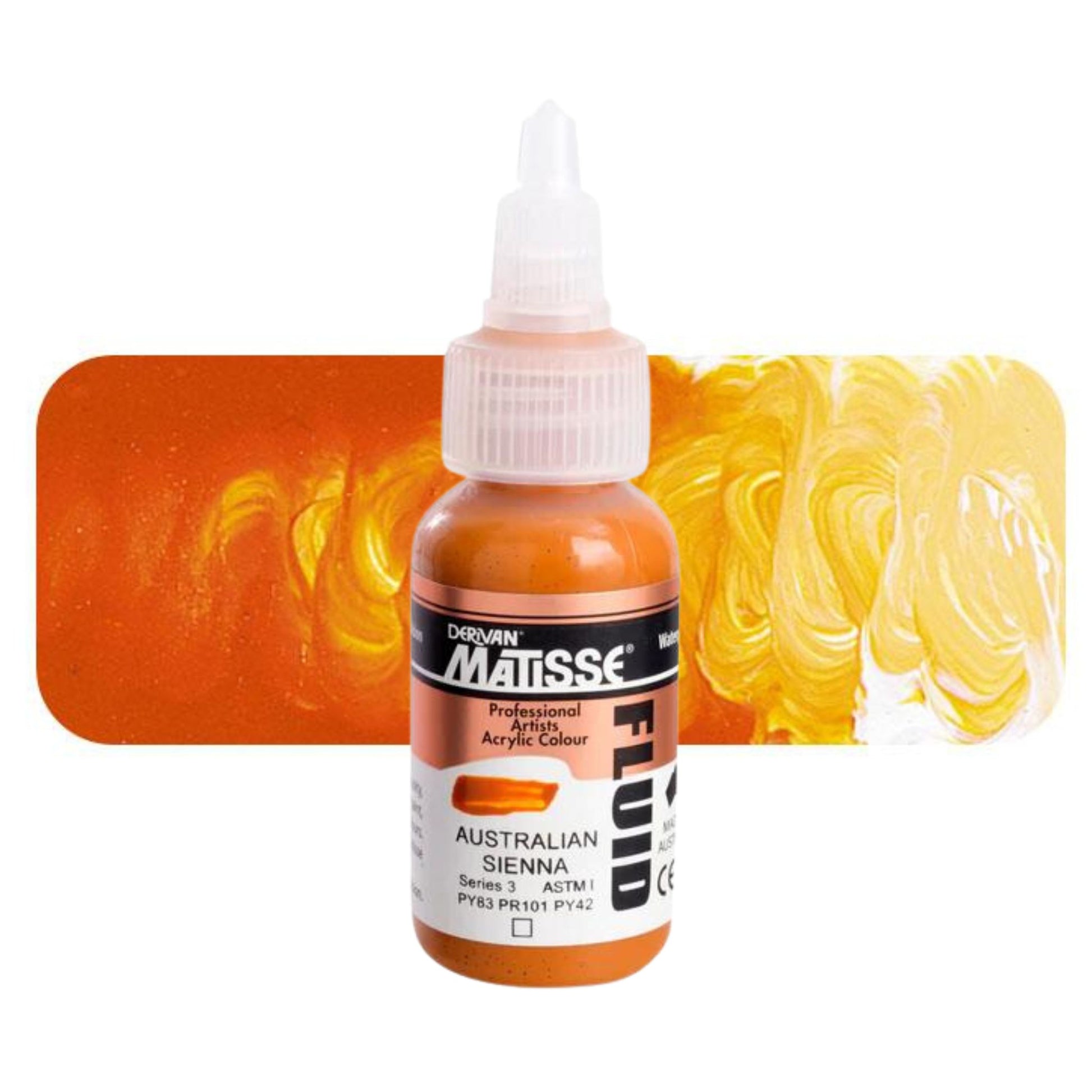 Matisse Fluid Acrylic 36ml S3 AUSTRALIAN SIENNA