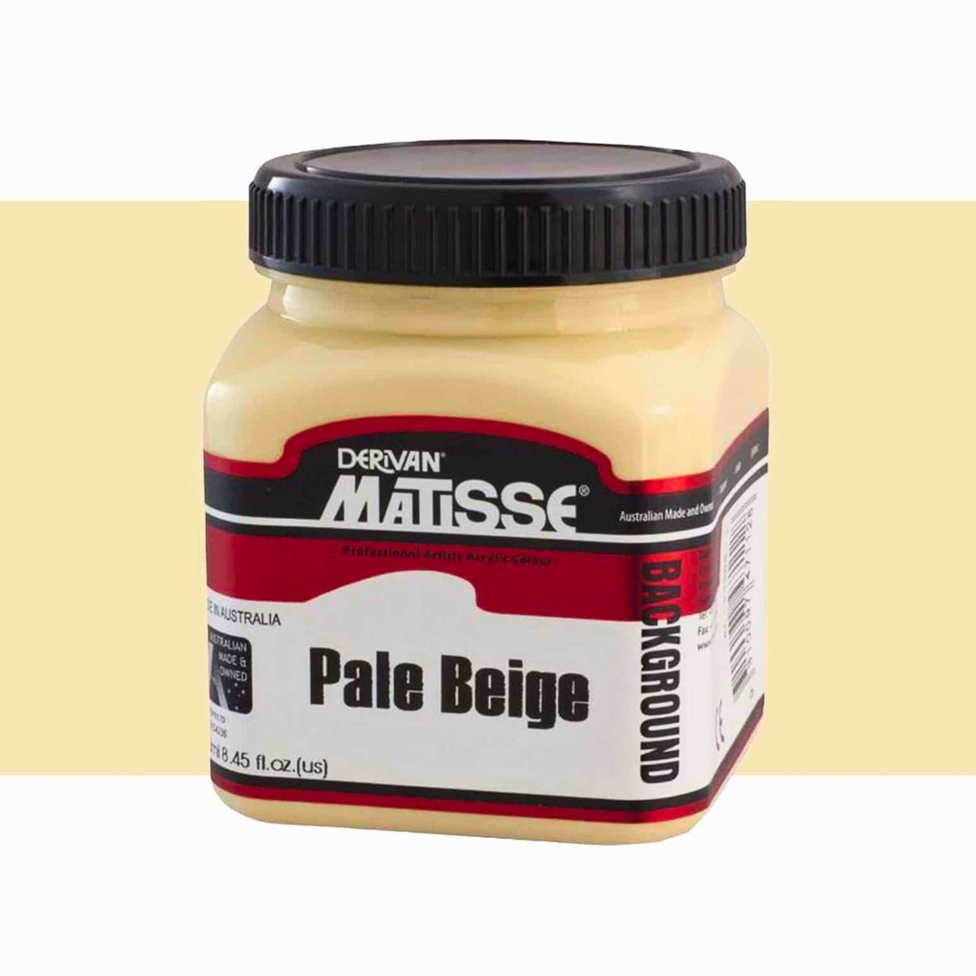 MATISSE BACKGROUND COLOUR 250ml PALE BEIGE