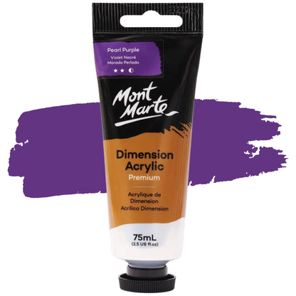 Mont Marte Dimension Acrylic Paint 75ml Pearl Purple