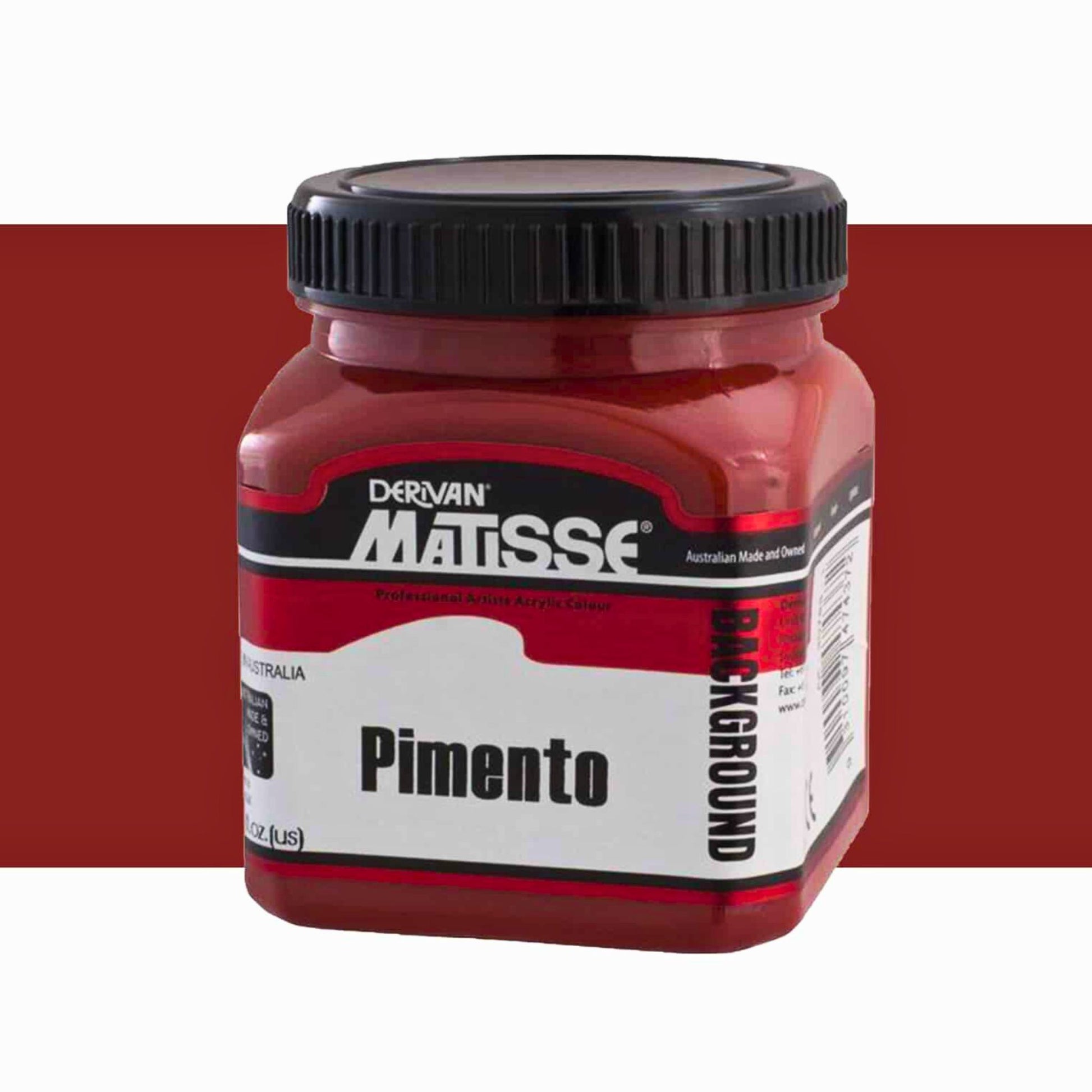 MATISSE BACKGROUND COLOUR 250ml PIMENTO