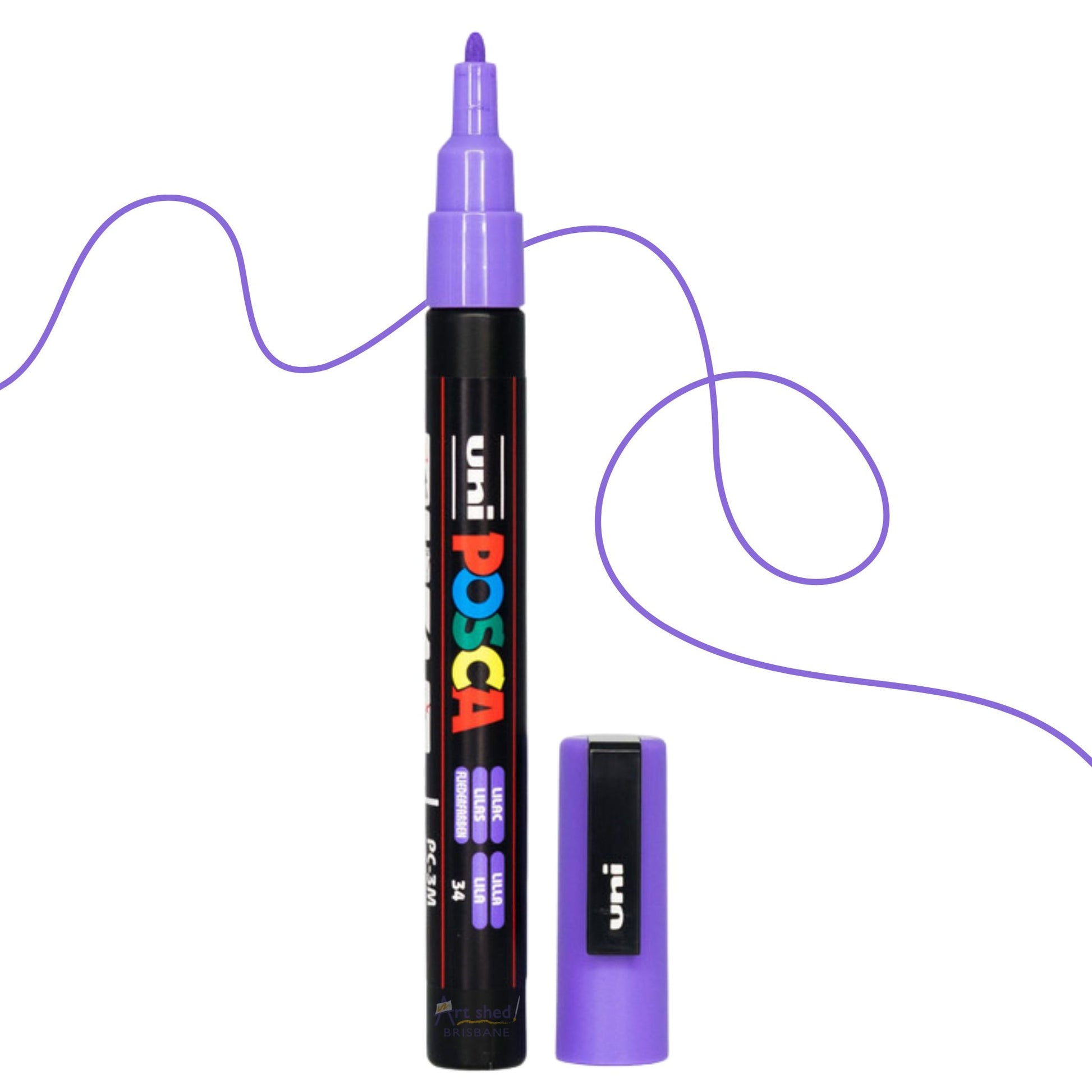 UNI POSCA 3M Fine BULLET 0.9 to 1.3mm Lilac