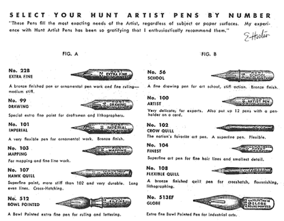 SPEEDBALL ARTIST POINTED NIB