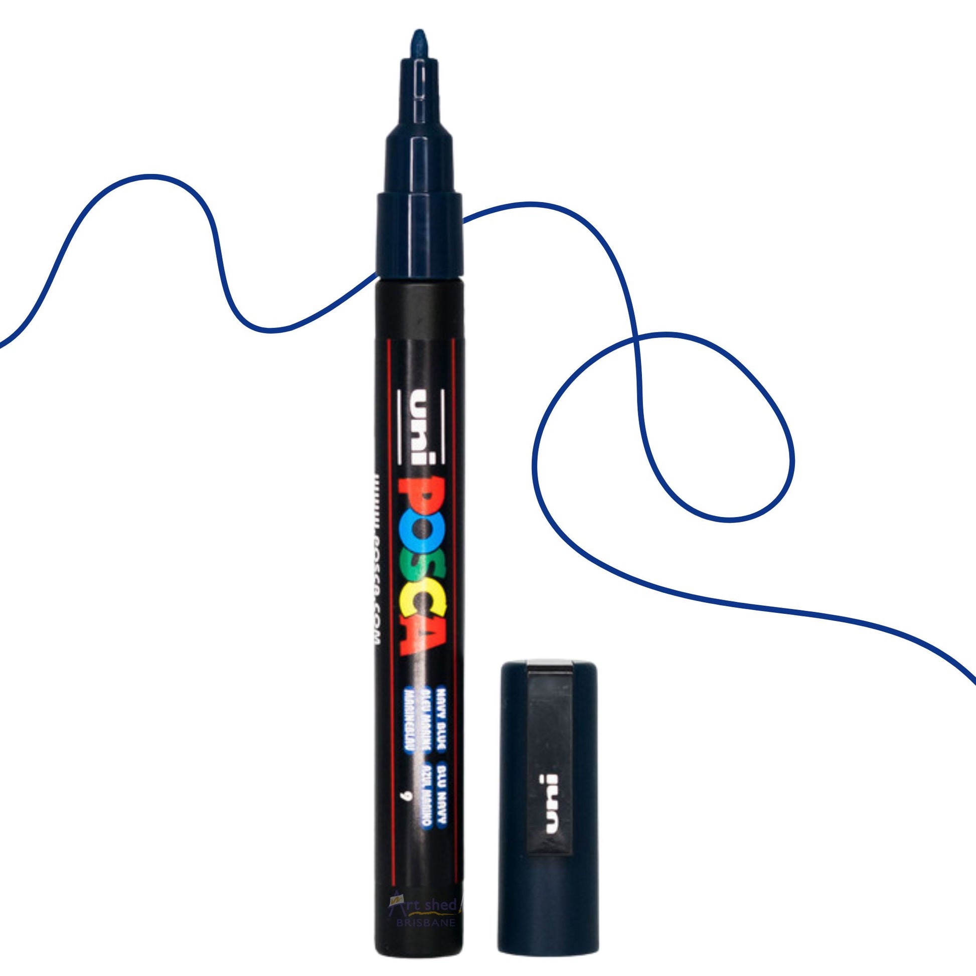 UNI POSCA 3M Fine BULLET 0.9 to 1.3mm NAVY BLUE