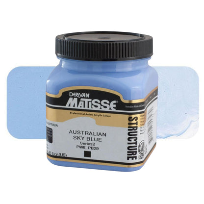 MATISSE STRUCTURE ACRYLIC 250ml S2 AUSTRALIAN SKY BLUE