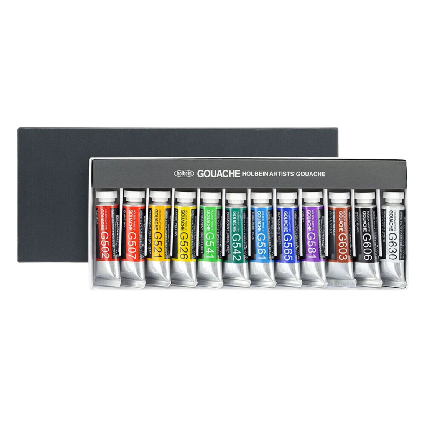 Holbein Artist Gouache Set of 12 x 15ml